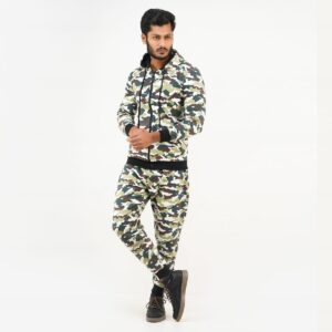 men's winter hoodie & trouser full set